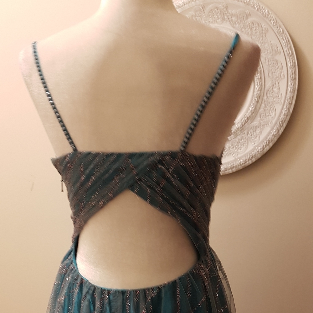 Gorgeous spaghetti strap gown